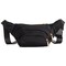 Zodaca Extra Large Fanny Pack - Adjustable 34-60 in Strap Waist Pack - Multi-Pocket Travel Pouch - Hands-Free Belt Bag - Black, Nylon, Fits 34-60 in Waist